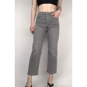 Levi’s Ribcage Straight Ankle Women’s High-Rise Buttonfly Jeans Size W26 L27